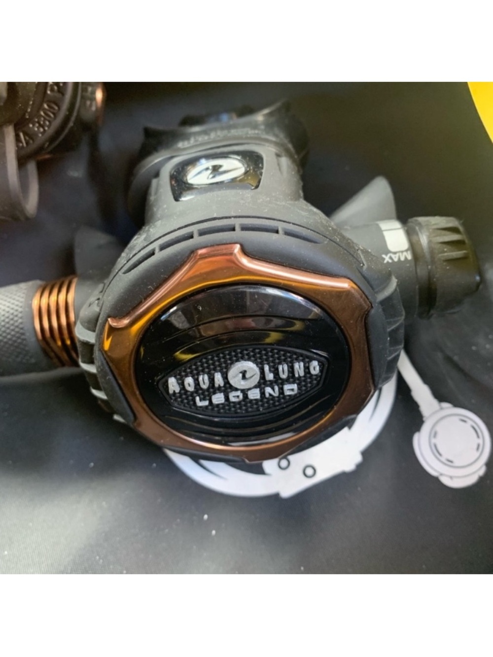 Aqua Lung Rose Gold/Black Legend Regulator 1st Stage & Second Stage